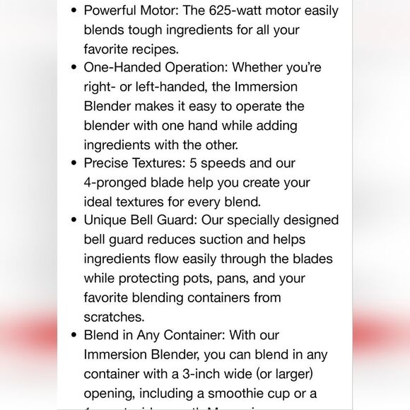 Vitamix Immersion Blender - Picture 14 of 15